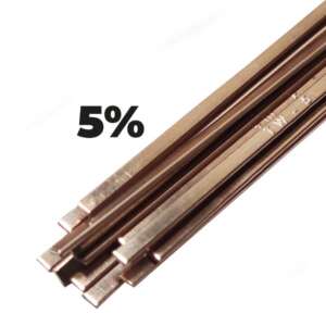 VARILLA PLATA 5% 20″ CORTA 5620F/5620F1 (PAQ. DE 1 LIBRA) HARRIS