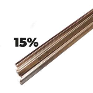 VARILLA PLATA 15% 20″  (PAQ.DE 1 LIBRA) DEGAR