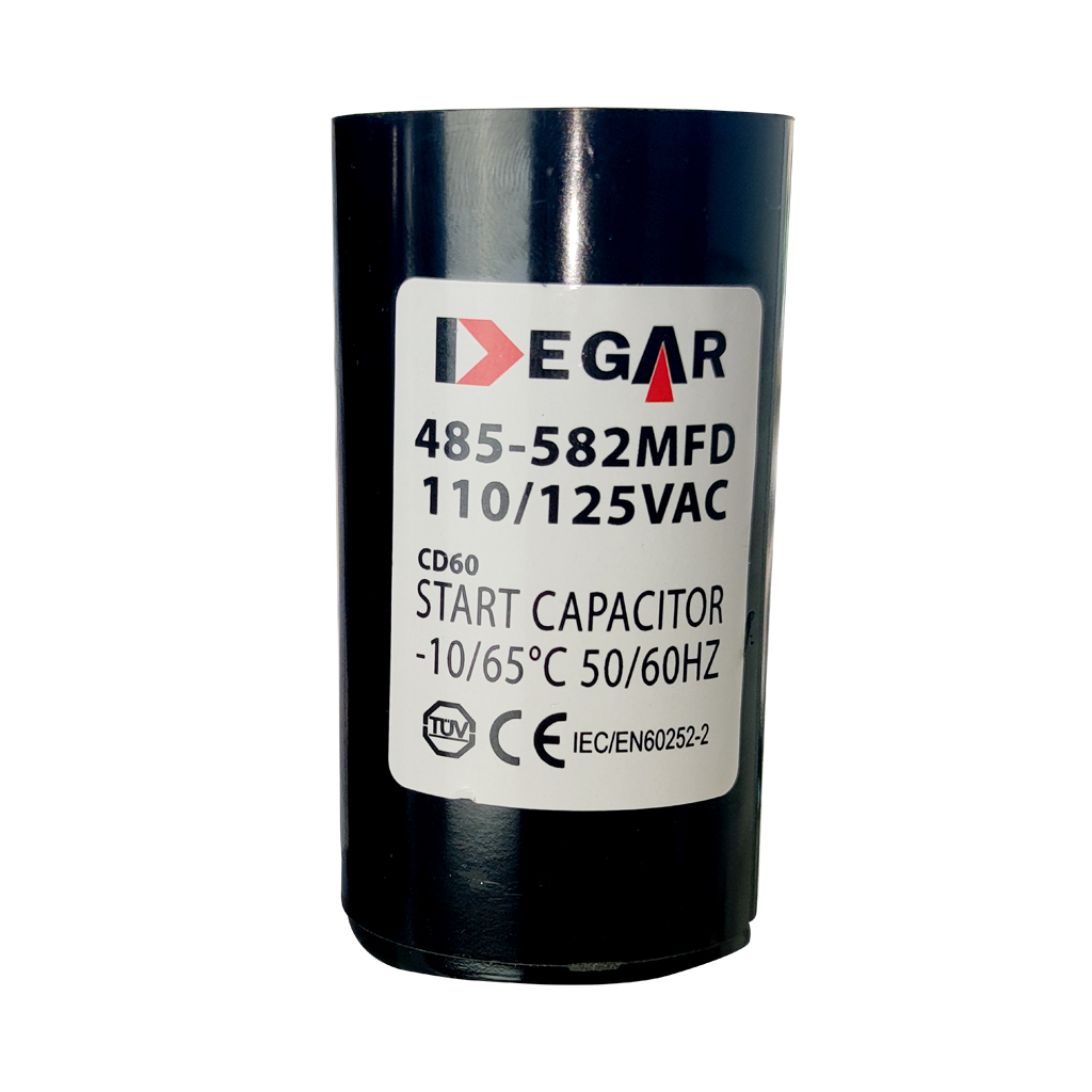 CAPACITOR ARRANQUE 161-193MFD 110/125V +RESISTENCIA DEGAR