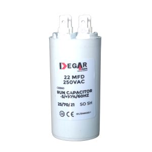 CAPACITOR BOMBA DE AGUA 22MFD 250VA DEGAR
