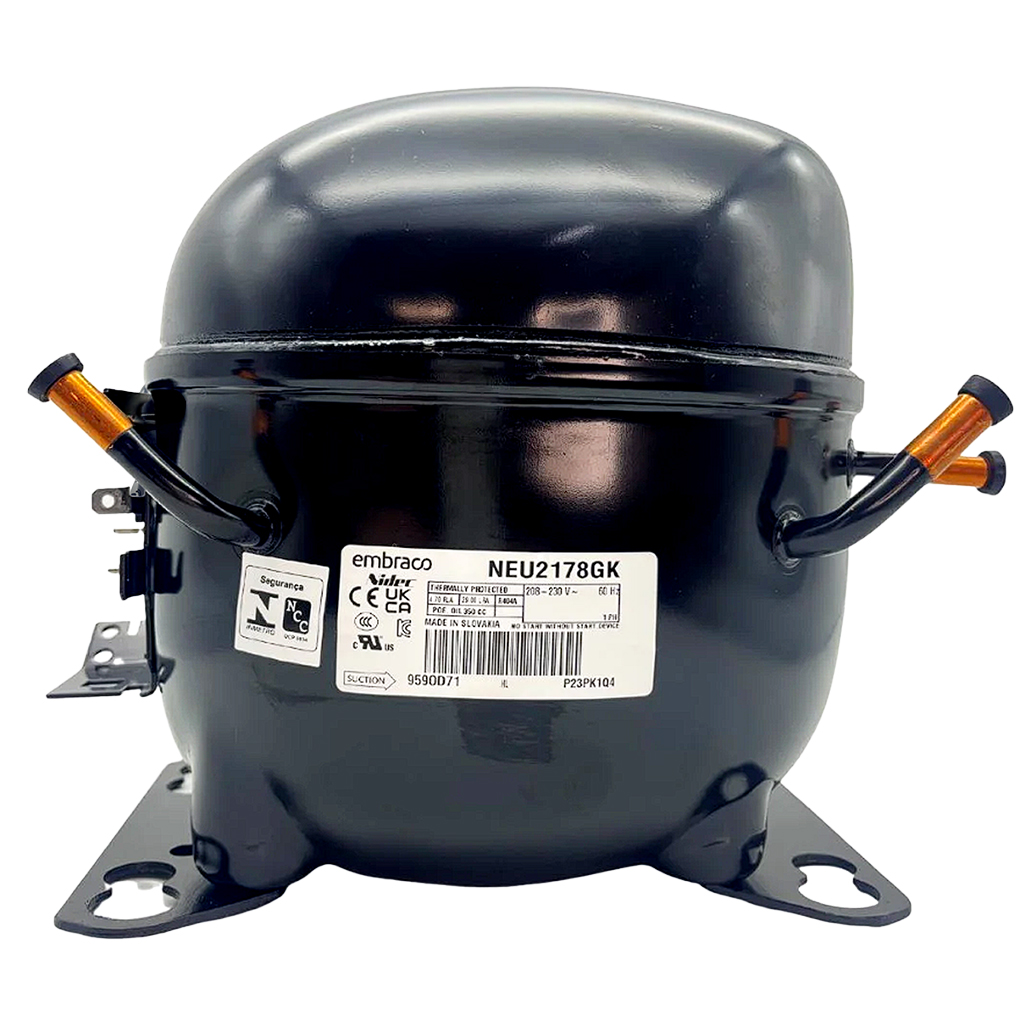 COMPRESOR PISTON 1HP R404A 220V/60Hz LBP NEU2178GK EMBRACO