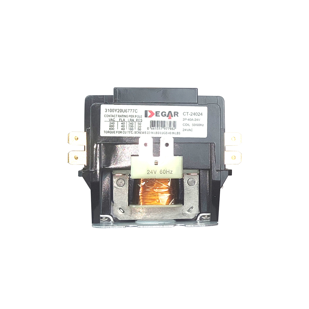 CONTACTOR 2x30AMPx24V CT-23024 DEGAR*