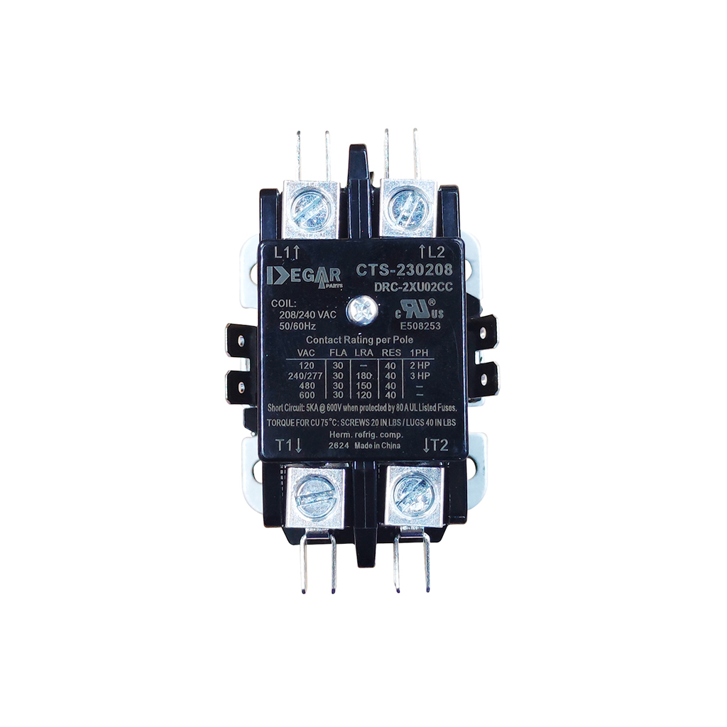 CONTACTOR PREMIUM 2x30AMPx208V CTS-230208 DEGAR