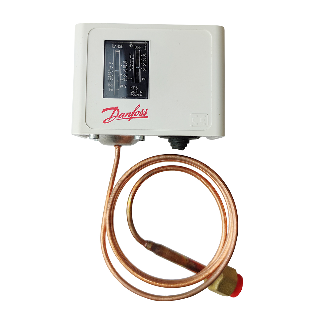 PRESOSTATO ALTA R/AUTOMATICO C/CAPILAR KP5 DANFOSS