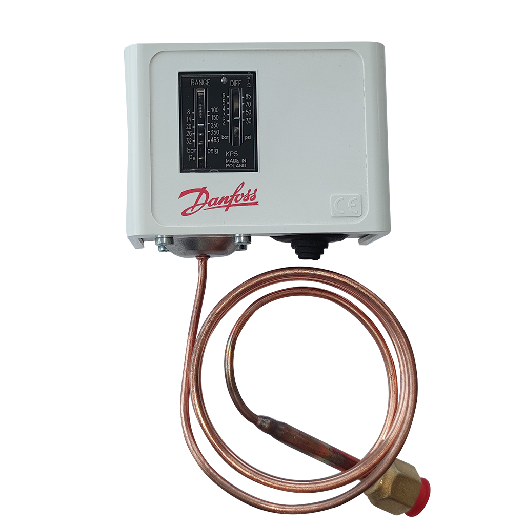 PRESOSTATO BAJA R/AUTOMATICO C/CAPILAR KP1 DANFOSS
