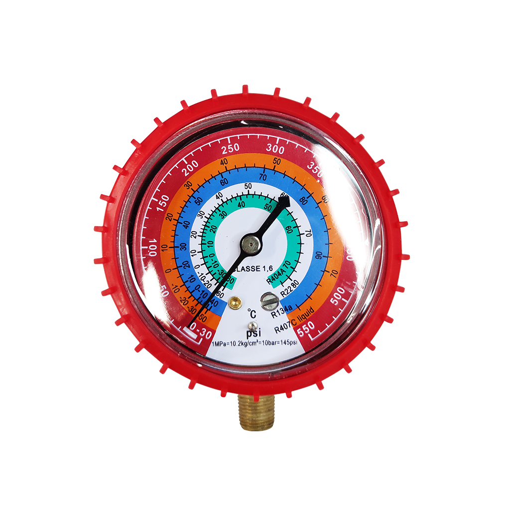 RELOJ MANOMETRO ALTA R-22, R-134, R-404 B70/35KG/CM2 - DP