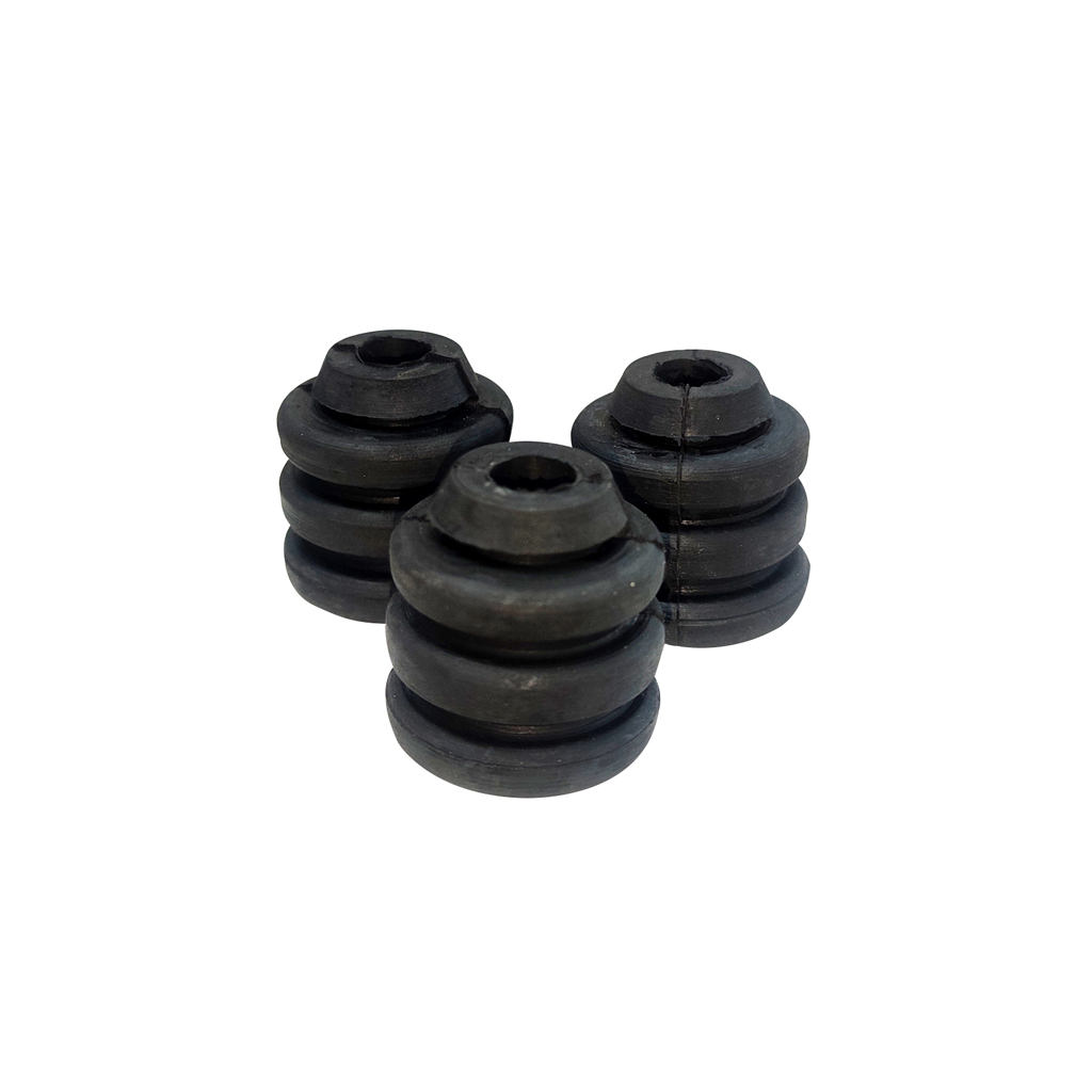 SOPORTE DE GOMAS COMPRESOR ROTATIVO 9000-24000BTU (JGO 03 PZAS)