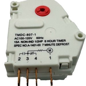 TIMER PLASTICO DEFROST 8 HORAS 7 MIN 15A/110V 60HZ TMDC-807-1 DEGAR