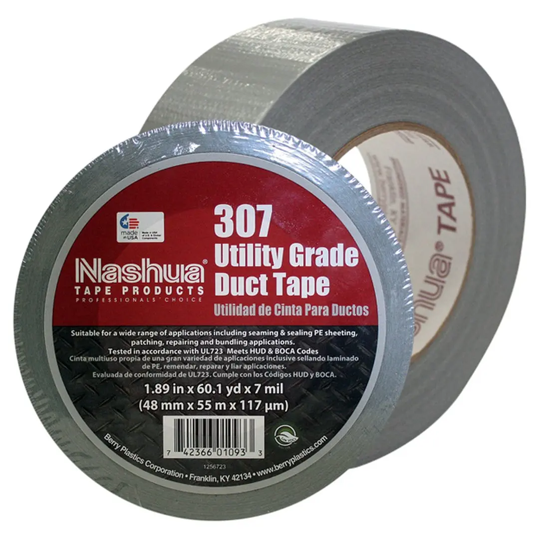 CINTA ADHESIVA DUCTO GRIS 2" 48mm x 55m (60 yd) 307 NASHUA