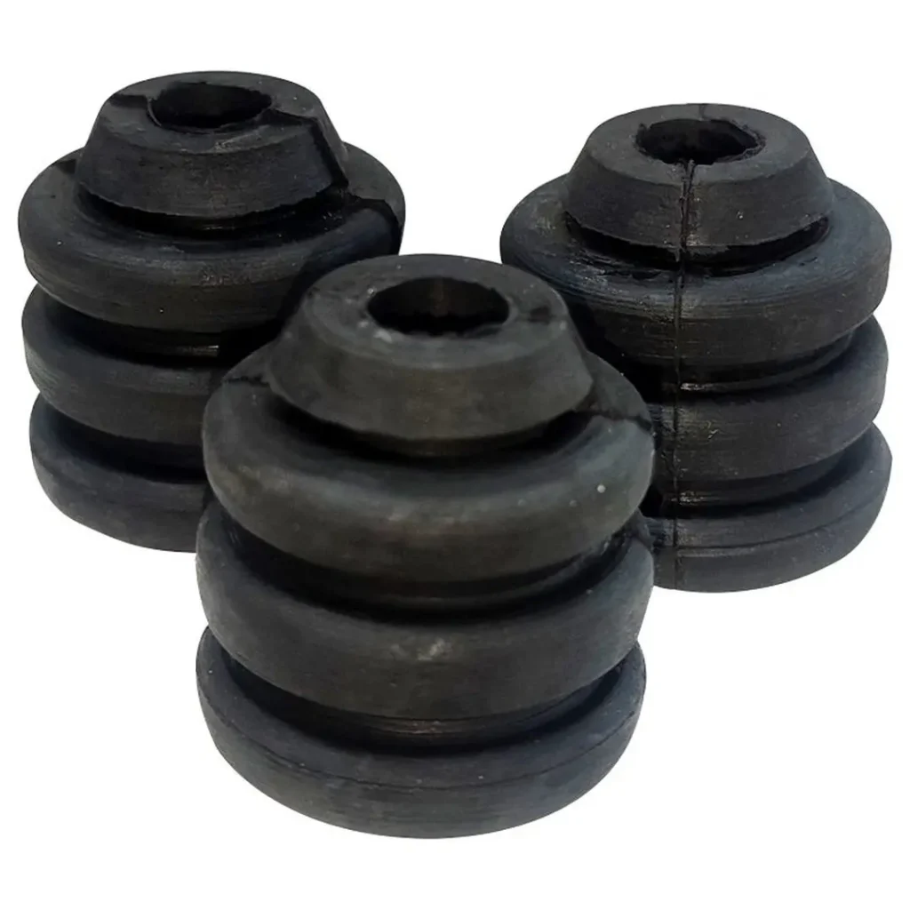 SOPORTE DE GOMAS COMPRESOR ROTATIVO 9000-24000BTU (JGO 03 PZAS)